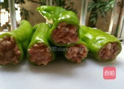 辣椒酿肉的做法图解7