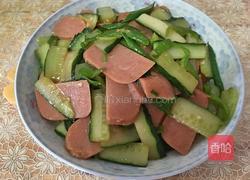 黄瓜炒火腿的做法图解6