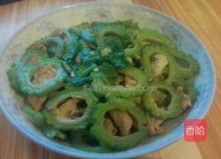 苦瓜炒肉的做法图解5