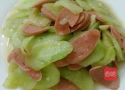黄瓜炒火腿肠的做法图解8