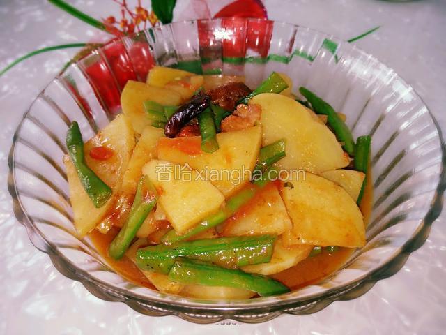 番茄豆角烧土豆