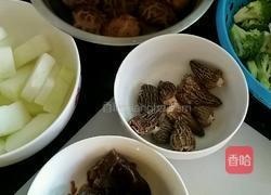 鲍汁三宝(羊肚菌 花菇 冬瓜)的做法图解1