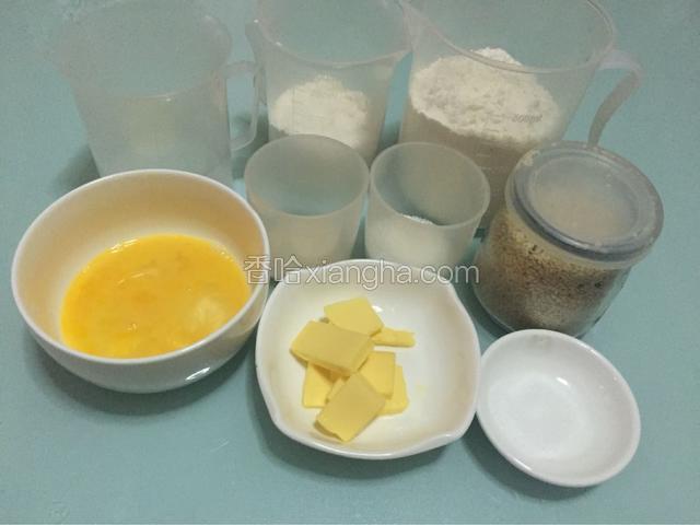 准备好所有的材料