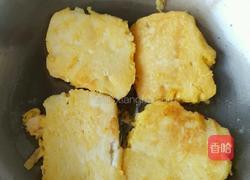 香煎牛奶馒头片的做法图解5