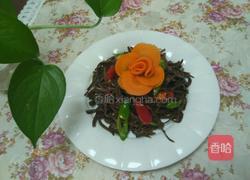 素炒茶树菇的做法图解5