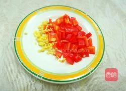 瓜子仁玉米粒炒火腿的做法图解5