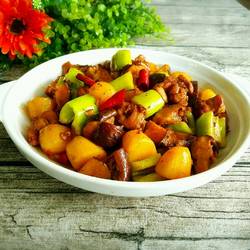 小土豆香菇烧鸡块的做法[图]