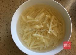 肉炒双丝的做法图解2