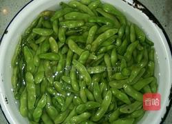 水煮毛豆的做法图解3