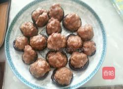 香菇酿肉的做法图解4