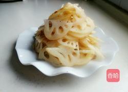 炝炒藕片的做法图解3