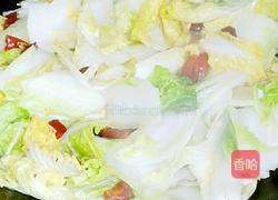 醋溜白菜的做法图解4