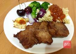 自制蒜香茄汁猪扒的做法图解11