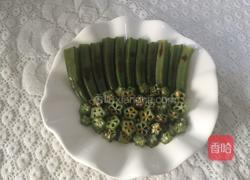 豆豉秋葵的做法图解5