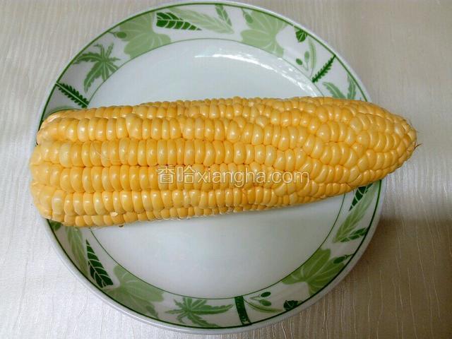 准备甜玉米一条