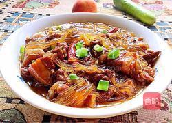 五花肉炖粉条的做法图解11