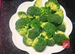 西兰花双菇的做法图解3