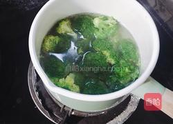 西兰花双菇的做法图解4