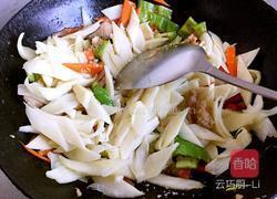 茭白辣炒肉丝的做法图解13