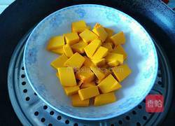 南瓜豆沙芝麻饼的做法图解2