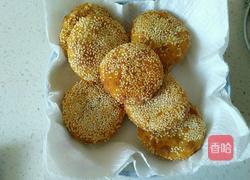 南瓜豆沙芝麻饼的做法图解10