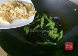 黄瓜木耳炒鸡蛋的做法图解9