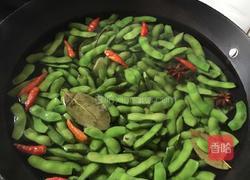 香辣水煮毛豆的做法图解4