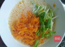 胡萝卜炒鸡蛋的做法图解4
