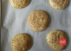 芝麻汉堡坯面包的做法图解6