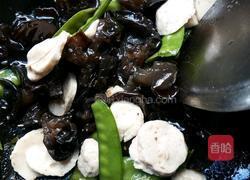 木耳炒肉丸的做法图解5