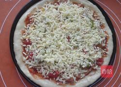 奥尔良鸡肉披萨的做法图解11
