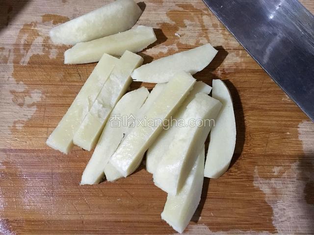 切成条状