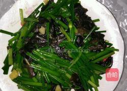 韭菜苔炒木耳的做法图解5