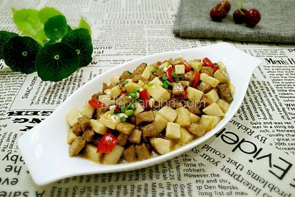 杏鲍菇炒牛肉