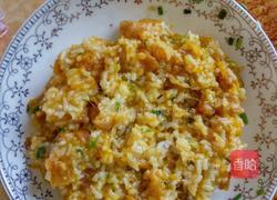 南瓜炒饭的做法图解4