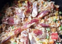 腊肠什锦焖饭的做法图解7