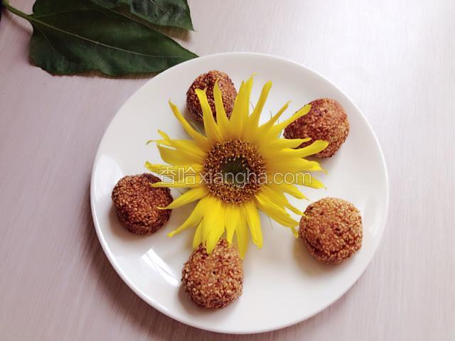 南瓜糯米球