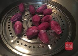 烤紫薯饼的做法图解2
