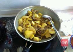 沙锅煲土豆块咖喱鸡汤的做法图解6