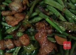 五花肉炒豇豆的做法图解9