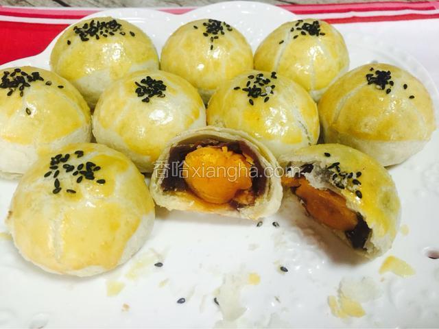 蛋黄酥月饼简单版