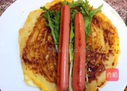 火腿肠鸡蛋卷饼的做法图解7