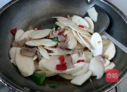茭白炒肉片的做法图解8