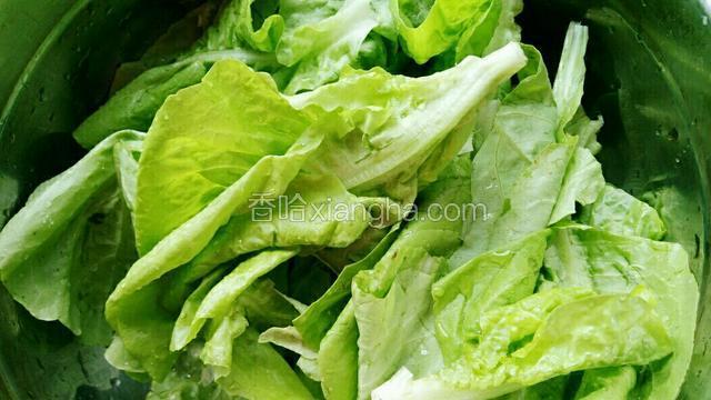 生菜洗干净