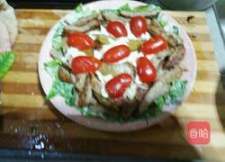 土豆片汉堡扒田园沙拉的做法图解10