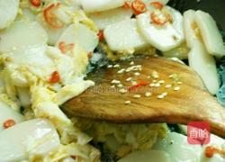 鸡蛋炒年糕的做法图解10