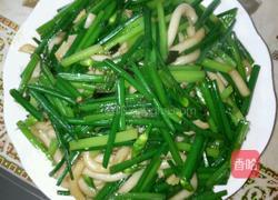 韭菜苔炒粉的做法图解4