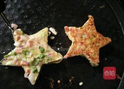 星星蛋饼（洋葱火腿）的做法图解8