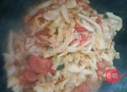 大头菜炒西红柿的做法图解8