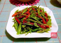 红椒炒豆角的做法图解3